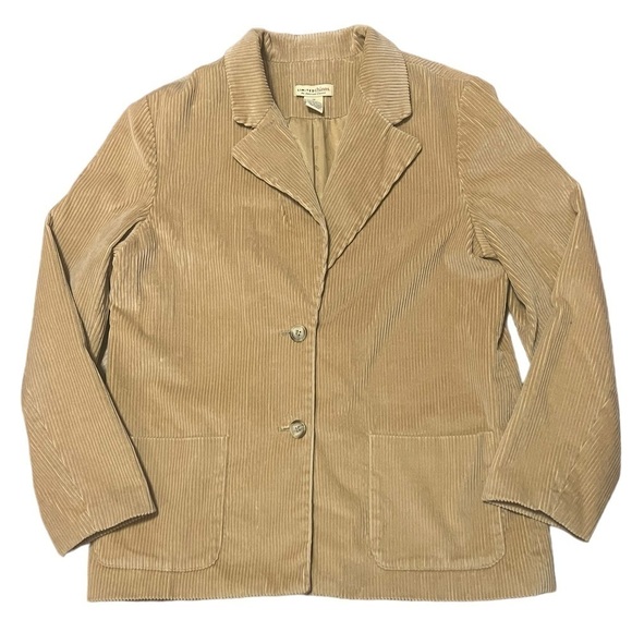 Limited Chinos vintage beige corduroy 2 button jacket - Picture 1 of 7